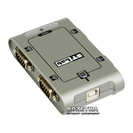 Адаптер STLab USB 2.0 - 4 x RS-232 (COM) (U-400) – фото, отзывы ...