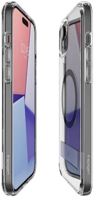 Панель Spigen Ultra Hybrid S для iPhone 15 Plus з MagSafe Transparent/Black (8809896750059) - зображення 5