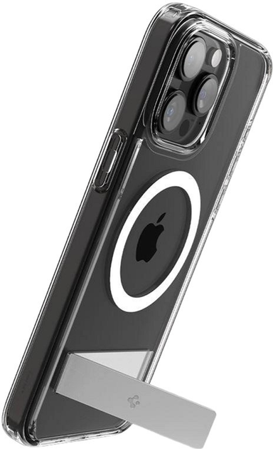 Панель Spigen Ultra Hybrid S для iPhone 15 Pro з MagSafe Transparent/White (8809896750530) - зображення 7