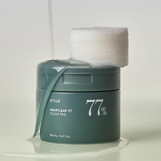 Відлущувальні педи з хаутюнню і PHA-кислотою Anua Heartleaf 77% Clear Pad 70 шт - зображення 4