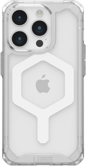 Etui Urban Armor Gear Plyo do iPhone 15 Pro Max z MagSafe Transparent/White (840283910043) - obraz 1