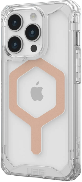 Etui Urban Armor Gear Plyo do iPhone 15 Pro Max z MagSafe Transparent/Rose Gold (840283910067) - obraz 2