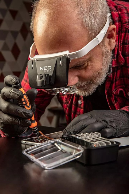 Збільшувальні лінзи NEO Tools з LED-підсвіткою 1.0 - 3.5x (5907558444827) - зображення 6