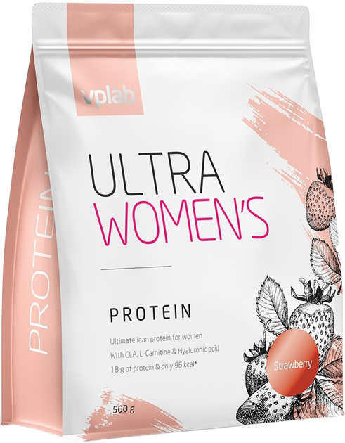 Protein VPLab Ultra Womens 500 g Truskawka (5060730362156) - obraz 1