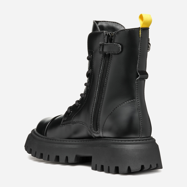 Підліткові демісезонні черевики для дівчинки Geox J Maquinnens Girl J46M6B000CNC9999 36 Чорні (8056206995567) - зображення 3