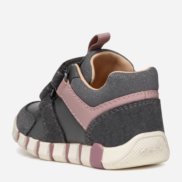 Buty sportowe dziecięce dla dziewczynki Geox B Iupidoo Girl B3558C05422C1325 21 Szare (8056206934429) - obraz 3