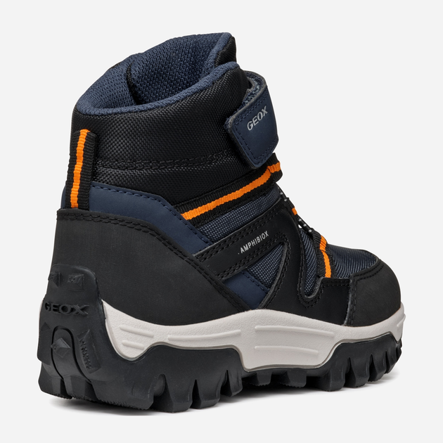 Підліткові чоботи для хлопчика Geox J Himalaya Boy B Abx J46FRD050FUC0045 35 Темно-синій/Чорний (8056206870604) - зображення 4