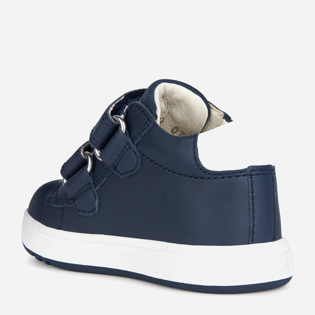Sneakersy chłopięce na rzepy Geox B Biglia Boy B044DD08522C4264 23 Granatowe (8056206010642) - obraz 3