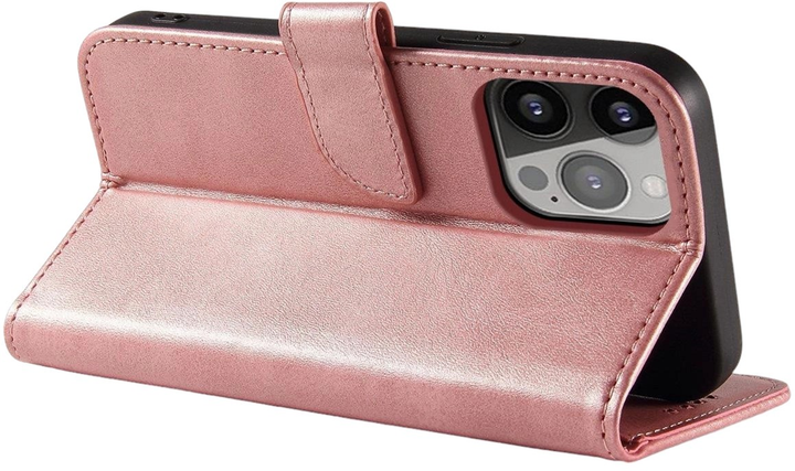 Чохол-книжка Hurtel Magnet Case для iPhone 15 Pink (9145576279205) - зображення 5