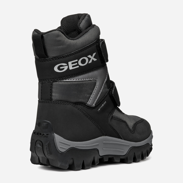 Дитячі демісезонні чоботи для хлопчика Geox J Himalaya Boy B Abx J46FRE0FU50C9211 32 Чорний/Сірий (8056206905771) - зображення 4