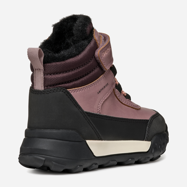 Підліткові зимові чоботи для дівчинки Geox J Trekkyup Girl B Ab J46M7A0MEFUC8007 37 Темно-рожеві (8056206996106) - зображення 4