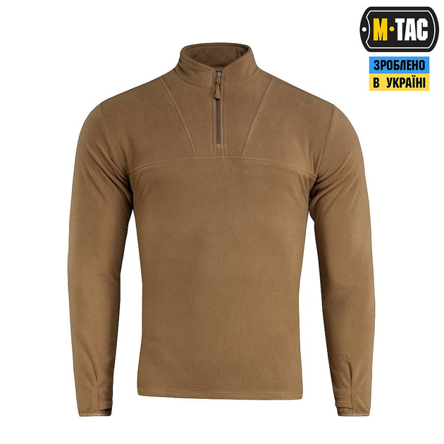 Тактическая кофта M-Tac Delta Fleece Coyote Brown койот S - изображение 2