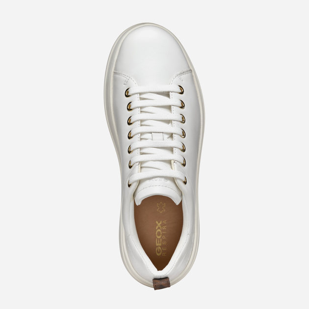 Sneakersy damskie na platformie Geox D Spherica Ecub-2 D46WVA00085C1000 39 Białe (8056206959576) - obraz 5