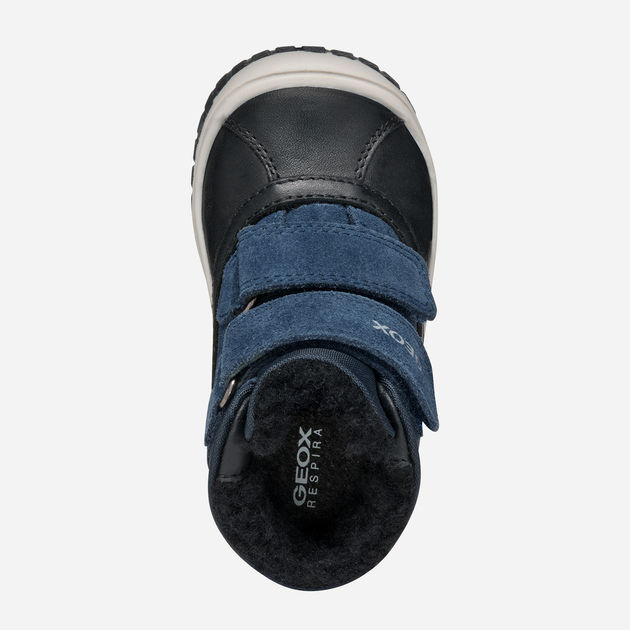 Дитячі зимові чоботи-дутики для хлопчика Geox B Omar Boy Wpf B462DC022FUC4429 26 Чорний/Темно-синій (8056206921504) - зображення 5