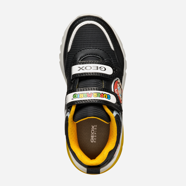 Buty sportowe chłopięce Geox J Ciberdron Boy Super Mario J46LBI054FUC0054 28 Czarne (8056206923027) - obraz 6