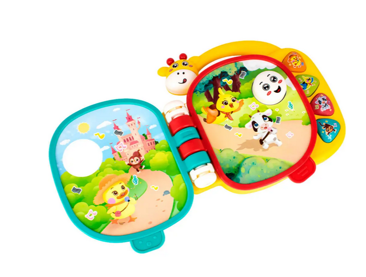 Музыкальная книга Сказочные страницы W-01430 WToys, УКРАИНСКИЙ ЯЗЫК, песни, сказки, стишки, подсветка - изображение 8