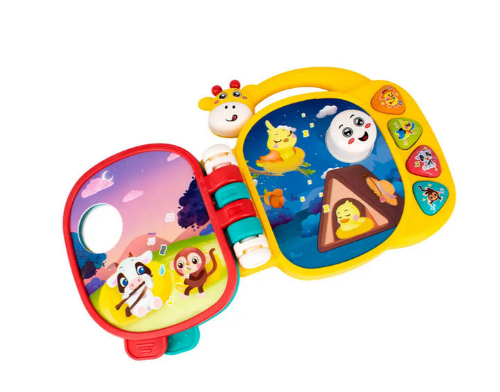 Музыкальная книга Сказочные страницы W-01430 WToys, УКРАИНСКИЙ ЯЗЫК, песни, сказки, стишки, подсветка - изображение 9