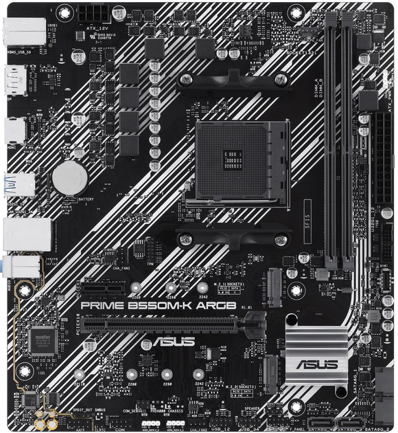 Материнская плата ASUS Prime B550M-K ARGB – фото, отзывы ...
