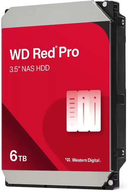 Dysk twardy Western Digital Red Pro 6TB 7200rpm 256MB 3.5" SATAIII (WD6005FFBX) - obraz 1