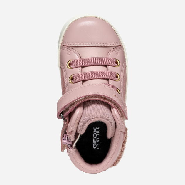 Дитячі кеди для дівчинки Geox B Kilwi Girl B46D5A022NFC8056 27 Рожеві (8056206897786) - зображення 5