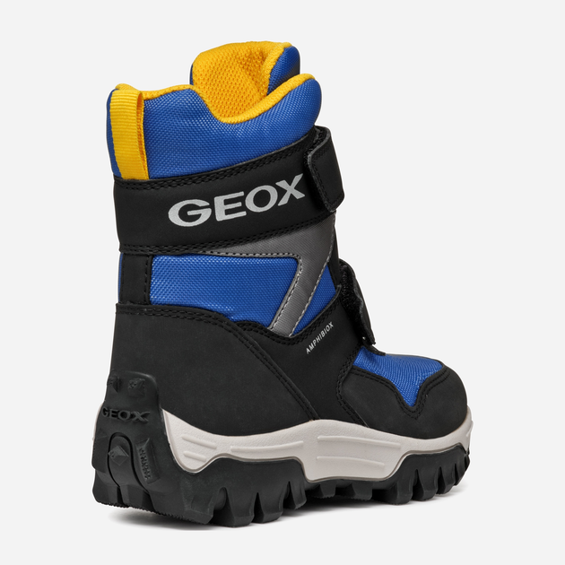 Підліткові чоботи демісезонні для хлопчика Geox J Himalaya Boy B Abx J46FRE0FU50C0042 36 Чорний/Синій (8056206982147) - зображення 3