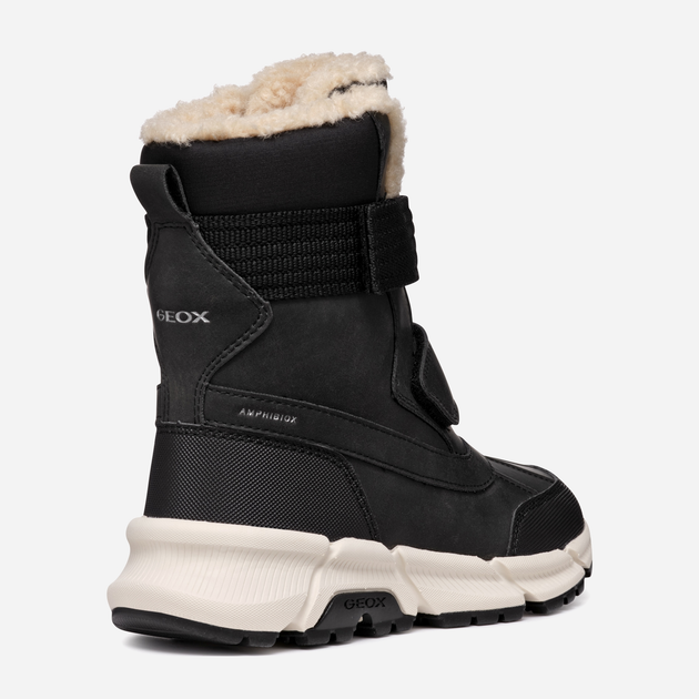 Дитячі зимові чоботи-дутики для хлопчика Geox J Flexyper Plus Boy J46LCF0MEFUC9999 28 Чорні (8056206986695) - зображення 4