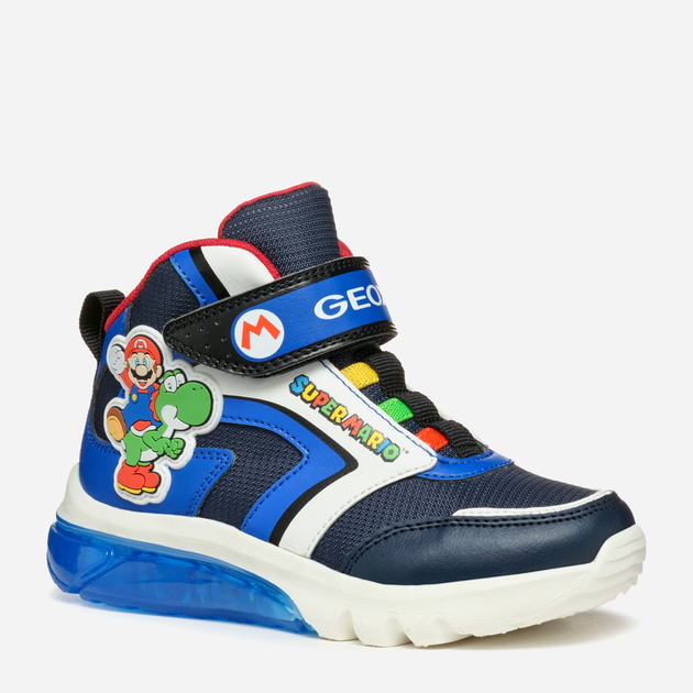 Дитячі черевики для хлопчика Geox J Ciberdron Boy Super Mario J46LBJ054FUC4226 24 Темно-сині (8056206923430) - зображення 3