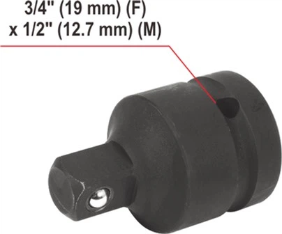 Klucz udarowy akumulatorowy Yato 18 V Li-Ion 6 Ah, kwadrat 3/4", 2400 Nm (YT-828073) - obraz 2