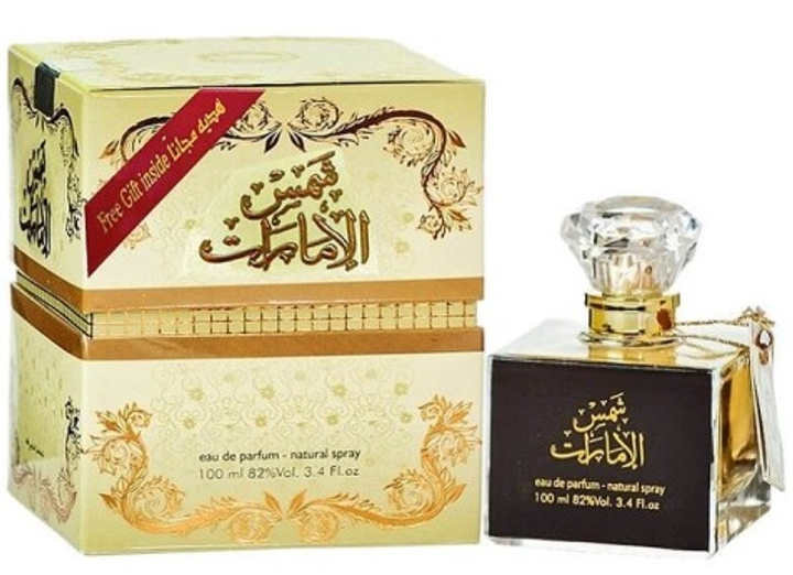 Zestaw unisex Ard Al Zaafaran Shams Al Emarat Woda perfumowana 100 ml + Dezodorant 50 ml (642542344323) - obraz 1