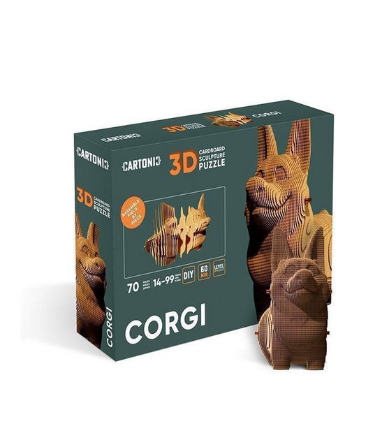 Картонный конструктор Cartonic 3D Puzzle CORGI - изображение 3