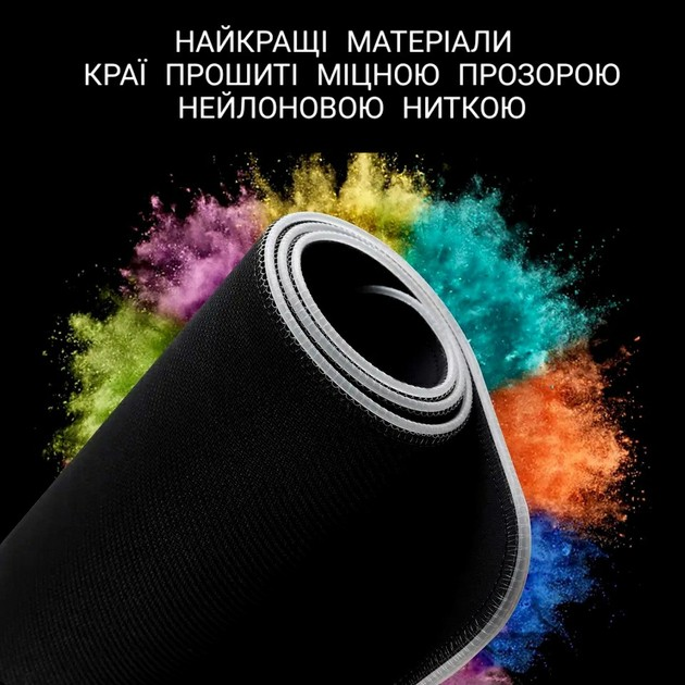 Ігрова поверхня з RGB підсвіткою FeelTouch (24 x 35) Black - зображення 5