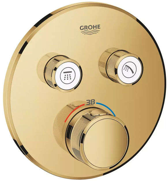 Наружная часть термостатического смесителя GROHE Grohtherm SmartControl ...