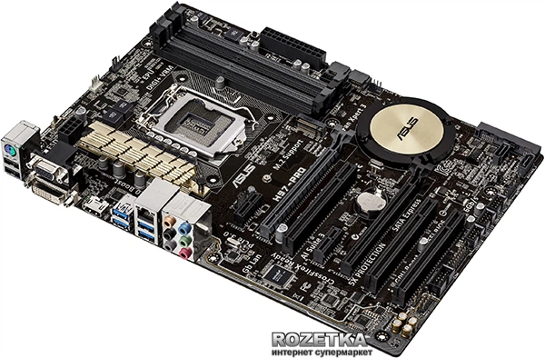 Материнская плата Asus H97-PRO (s1150, Intel H97, PCI-Ex16) – фото