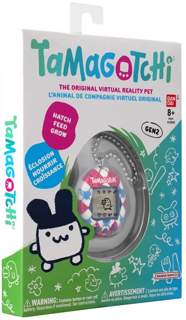 Interaktywna zabawka Bandai Tamagotchi Original  Argyle heart (3296580429813) - obraz 5