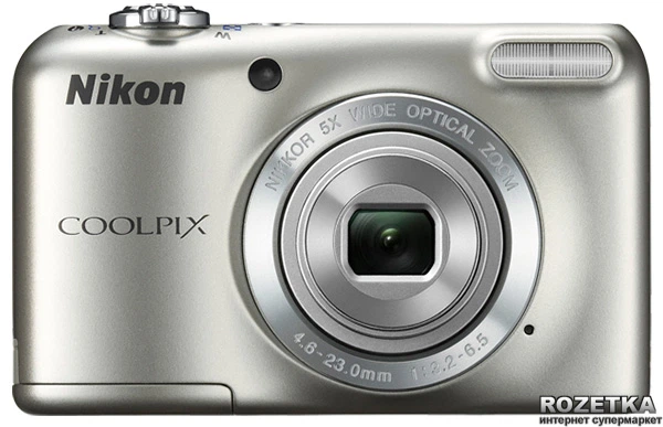 Фотоаппарат Nikon Coolpix L27 Silver (VNA360E1) купить на ROZETKA