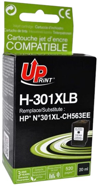 Картридж UPrint CH563EE для HP 20 мл Black (H-301XLB) - зображення 1