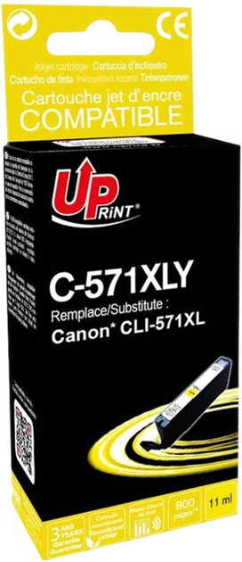 Картридж UPrint CLI-581BK XXL для Canon 11.7 мл Black (C-581XXLB) - зображення 1