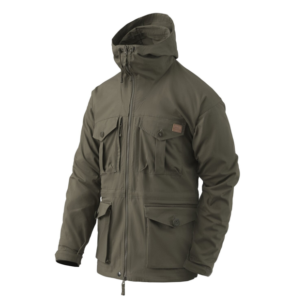 Куртка Helikon-Tex SAS Smock - Duracanvas - Taiga Green, зелений, розмір S (KU-SAS-DC-09-B03) - зображення 1