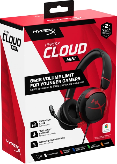 Słuchawki HyperX Cloud Mini Wired Black (7G8F4AA) - obraz 8