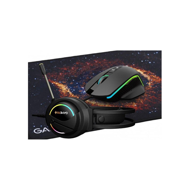 Мишка GamePro GS890 Combo 3 в 1 миша + ігрова поверхня + гарнітура (GS890) - изображение 2