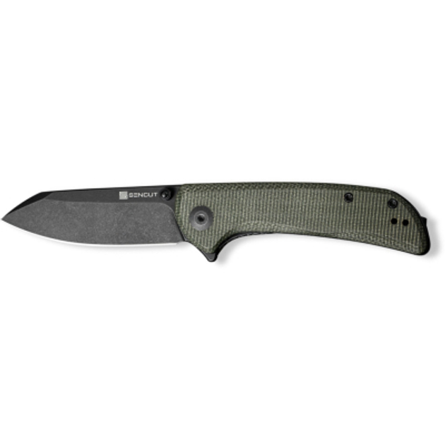 Ніж Sencut Fritch Blackwash Olive Micarta (S22014-1) - зображення 1