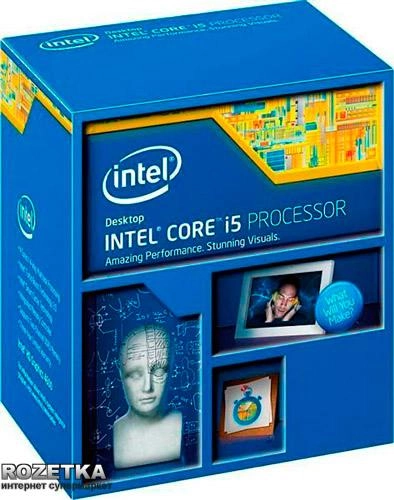 Процессор Intel Core i5-4460 3.2GHz/5GT/s/6MB (BX80646I54460) s1150 BOX - изображение 1