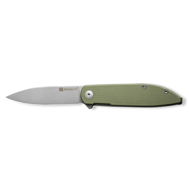 Ніж Sencut Bocll Stonewash Olive G10 (S22019-4) - зображення 1