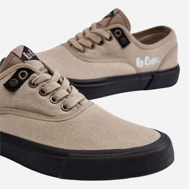 Чоловічі кеди низькі Lee Cooper LCW-24-02-2149 41 Бежеві (5904292133635) - зображення 6