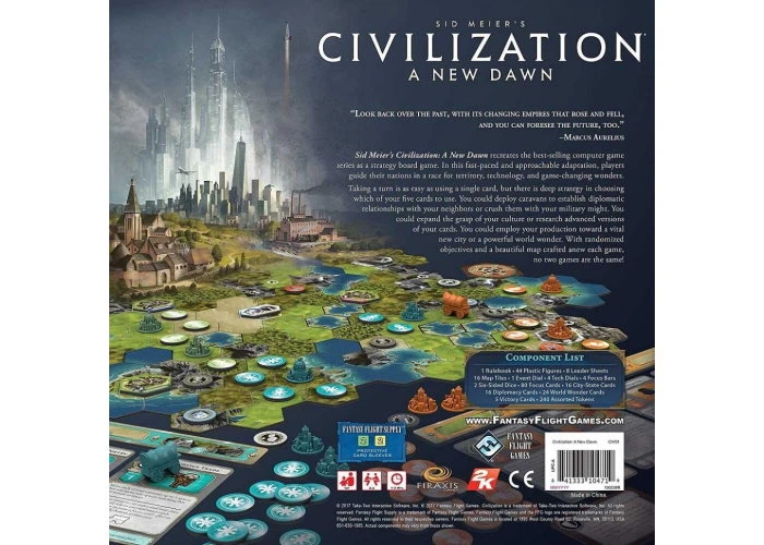 Настольная игра Fantasy Flight Games Цивилизация Сида Мейера: Новый рассвет (Sid Meier's Civilization: A New Dawn) (англ.) (FFGCIV01) - изображение 9