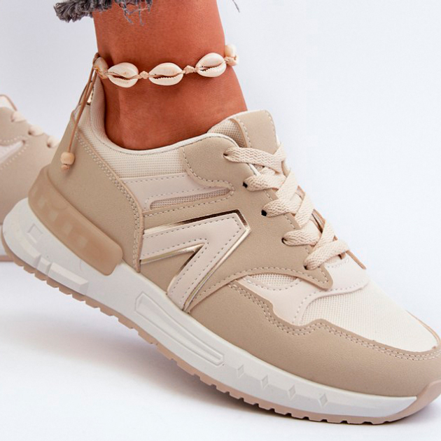 Buty sportowe damskie Vinelli 41 Beżowe (5905677179897) - obraz 6