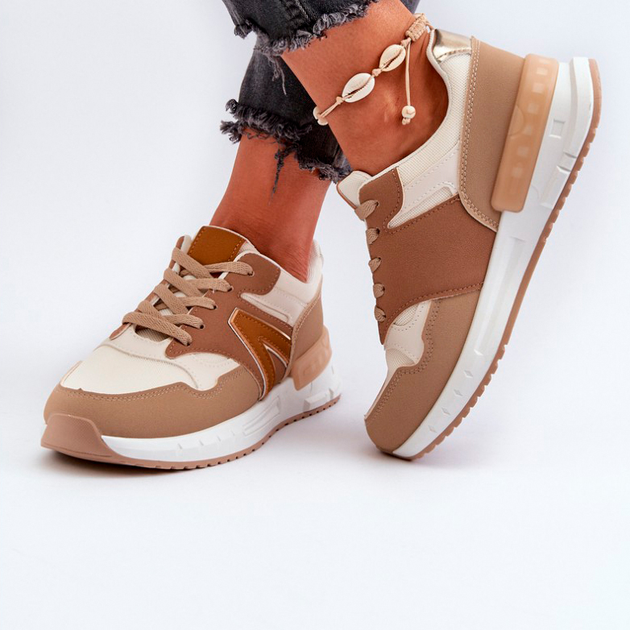 Buty sportowe damskie Vinelli 36 Brązowe (5905677179729) - obraz 3