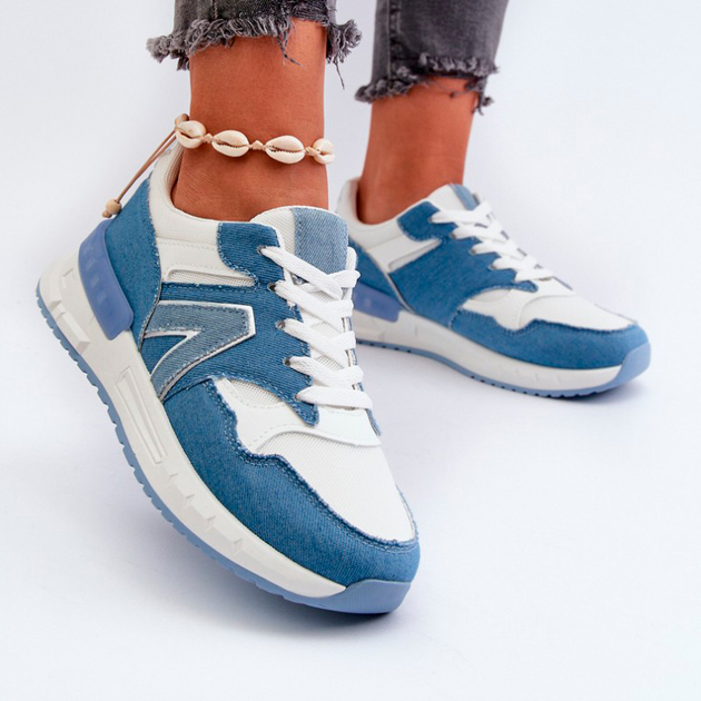 Buty sportowe damskie Vinelli 39 Niebieskie (5905677179637) - obraz 4