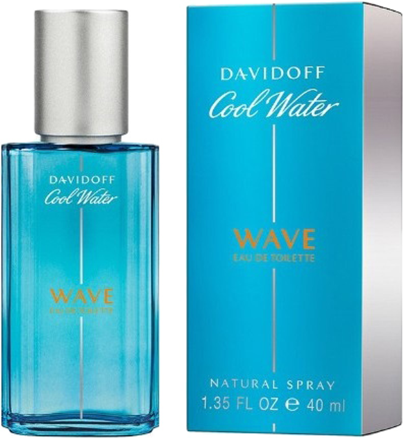 Woda toaletowa męska Davidoff Cool Water Wave 40 ml (3614223379897) - obraz 1