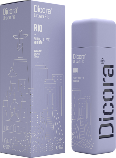 Woda toaletowa damska Dicora Urban Fit Rio 100 ml (8480029434772) - obraz 1